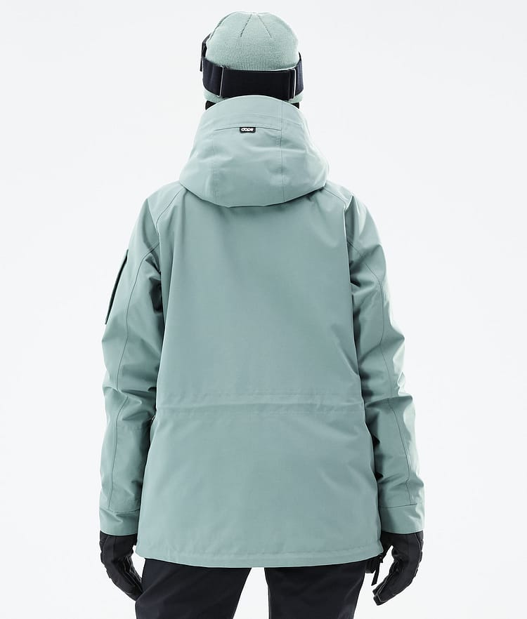 Dope Annok W 21 Kurtka Snowboardowa Kobiety Faded Green, Zdjęcie 7 z 9