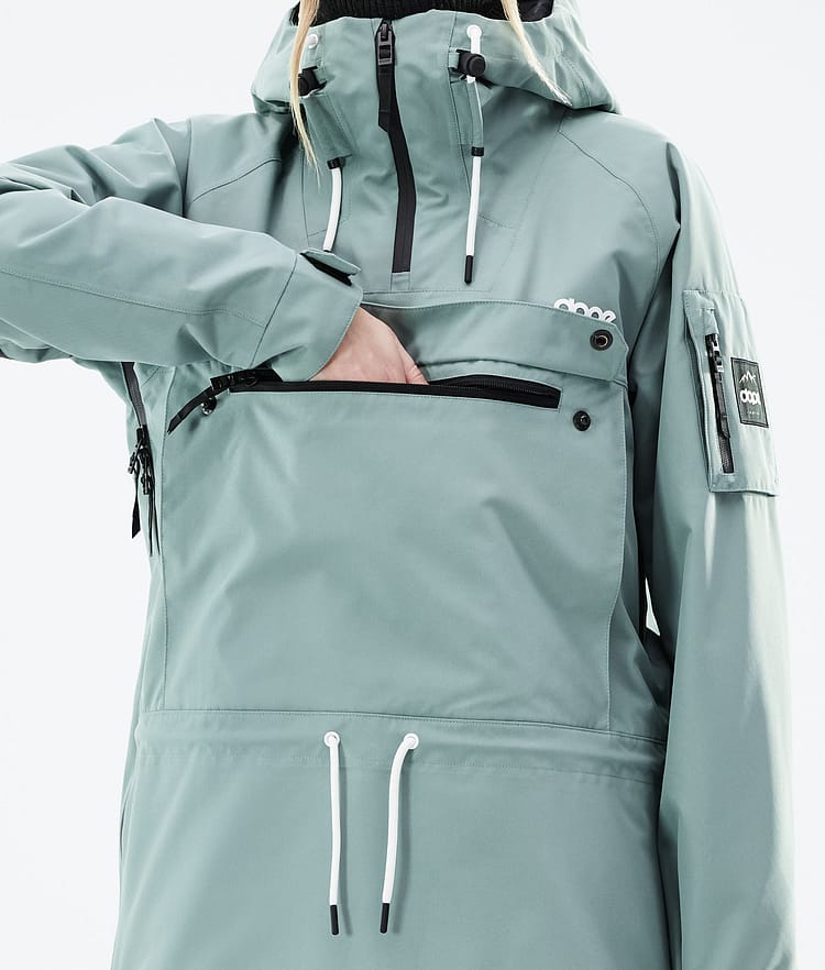 Dope Annok W 21 Lyžařská Bunda Dámské Faded Green, Obrázek 9 z 9