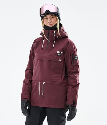 Dope Annok W 21 Bunda na Snowboard Dámské Burgundy Renewed