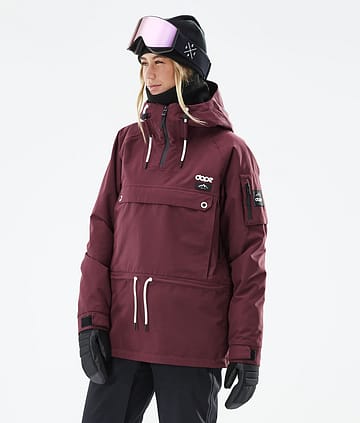 Dope Annok W 21 Lyžařská Bunda Dámské Burgundy