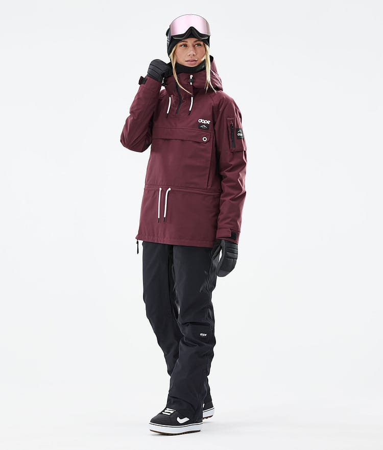 Dope Annok W 21 Bunda na Snowboard Dámské Burgundy Renewed, Obrázek 3 z 9