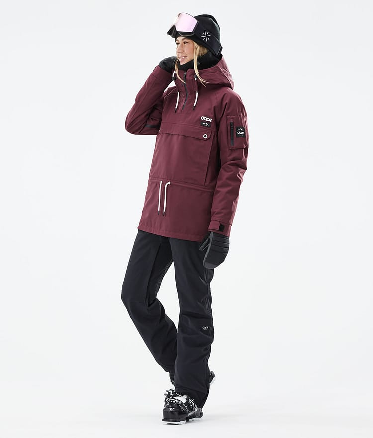 Dope Annok W 21 Lyžařská Bunda Dámské Burgundy, Obrázek 3 z 9