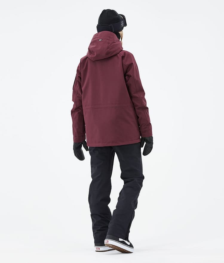 Dope Annok W 21 Bunda na Snowboard Dámské Burgundy Renewed, Obrázek 5 z 9
