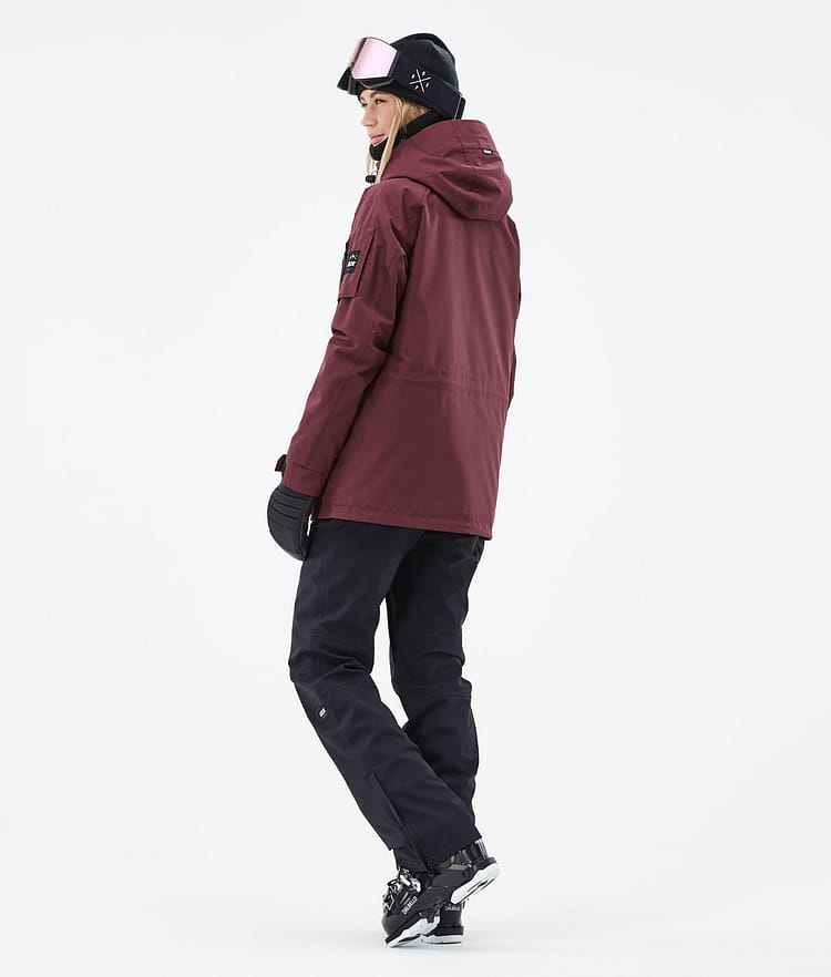 Dope Annok W 21 Lyžařská Bunda Dámské Burgundy, Obrázek 5 z 9
