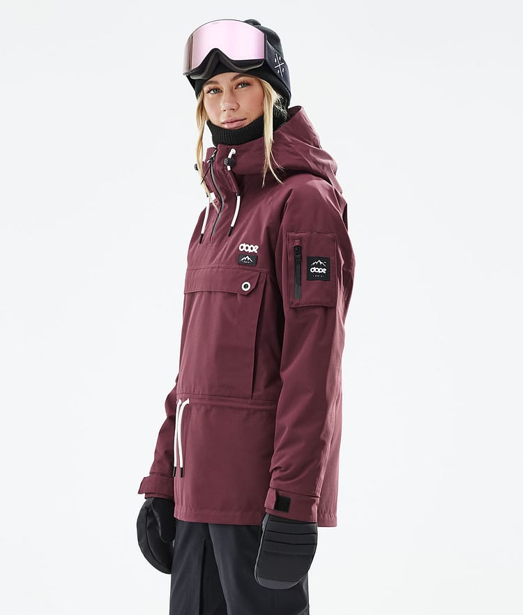 Dope Annok W 21 Lyžařská Bunda Dámské Burgundy, Obrázek 6 z 9