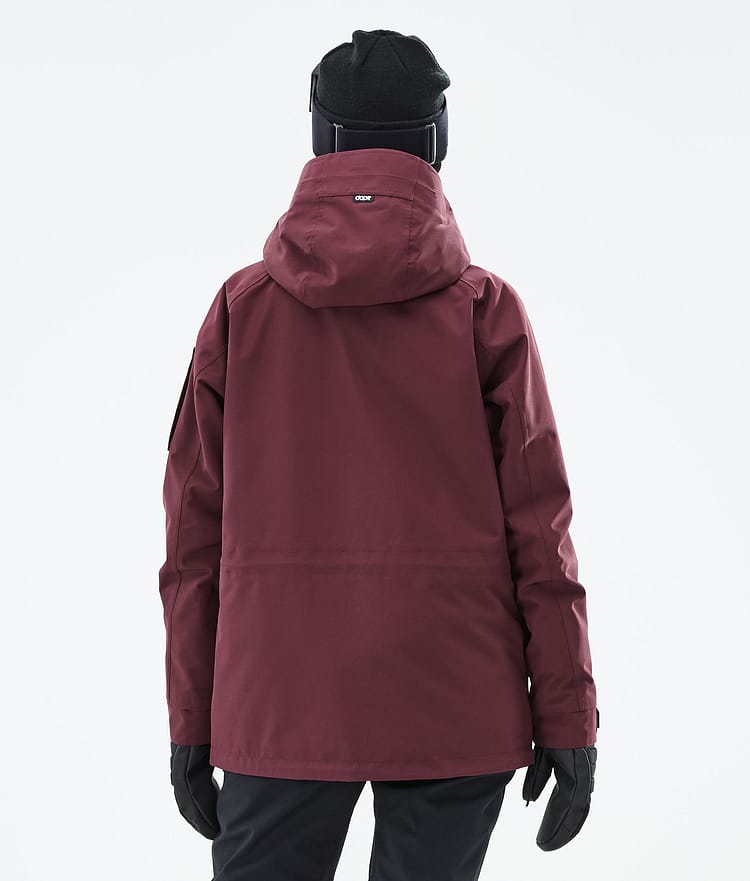 Dope Annok W 21 Bunda na Snowboard Dámské Burgundy Renewed, Obrázek 7 z 9