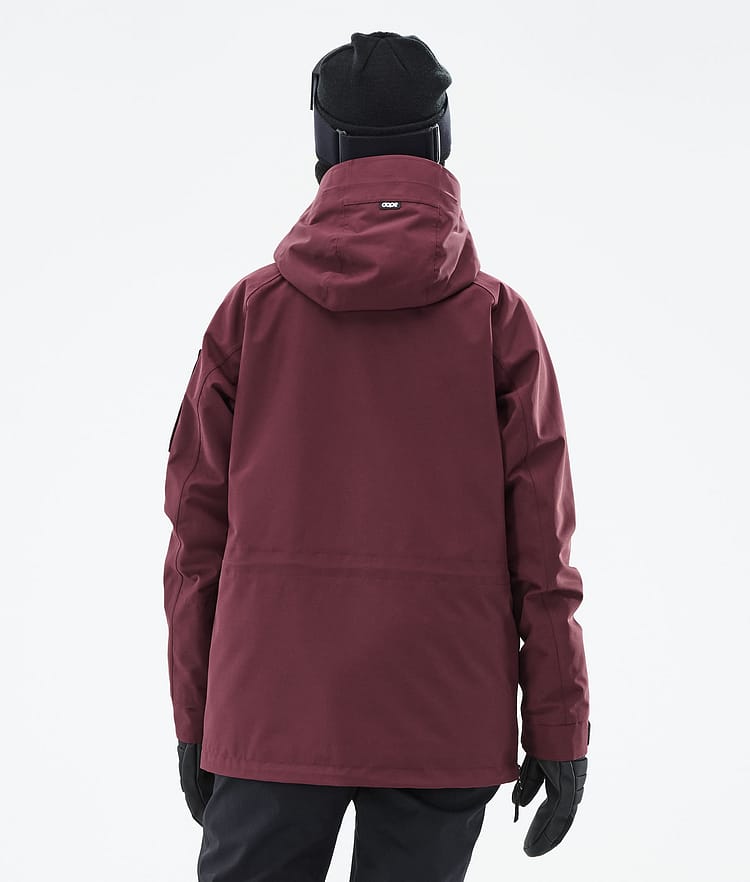 Dope Annok W 21 Lyžařská Bunda Dámské Burgundy, Obrázek 7 z 9