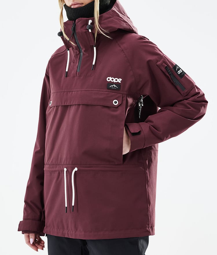 Dope Annok W 21 Bunda na Snowboard Dámské Burgundy Renewed, Obrázek 8 z 9
