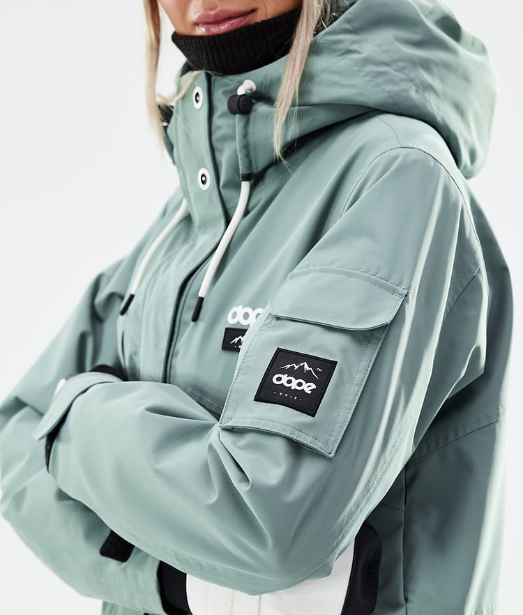 Dope Adept W 21 Lyžařská Bunda Dámské Faded Green, Obrázek 2 z 11
