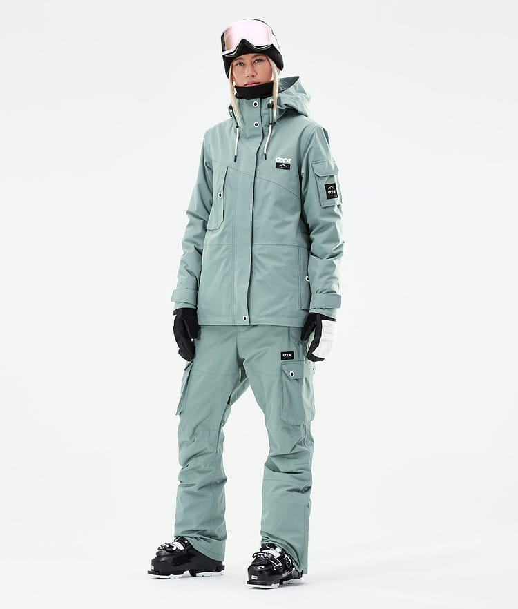 Dope Adept W 21 Lyžařská Bunda Dámské Faded Green, Obrázek 4 z 11
