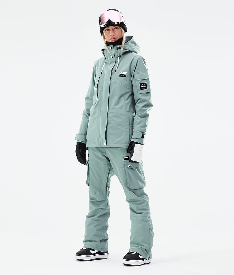 Dope Adept W 21 Kurtka Snowboardowa Kobiety Faded Green, Zdjęcie 4 z 11