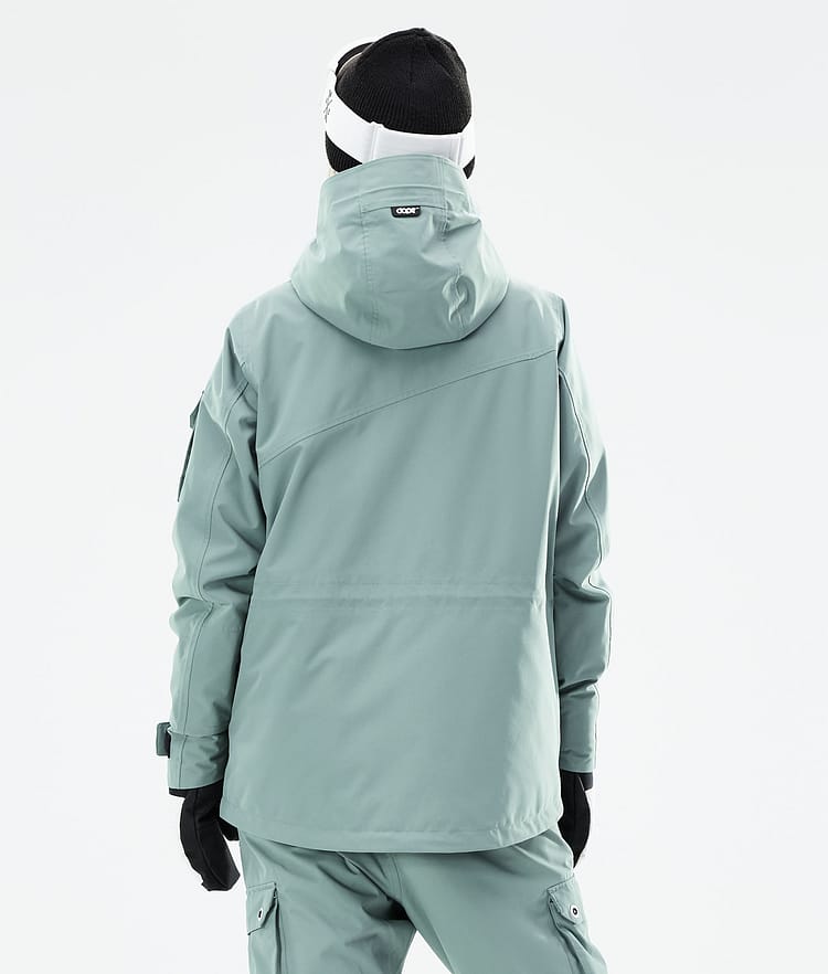 Dope Adept W 21 Lyžařská Bunda Dámské Faded Green, Obrázek 8 z 11