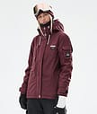 Dope Adept W 21 Lyžařská Bunda Dámské Burgundy