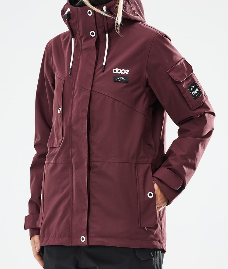 Dope Adept W 21 Lyžařská Bunda Dámské Burgundy, Obrázek 9 z 11
