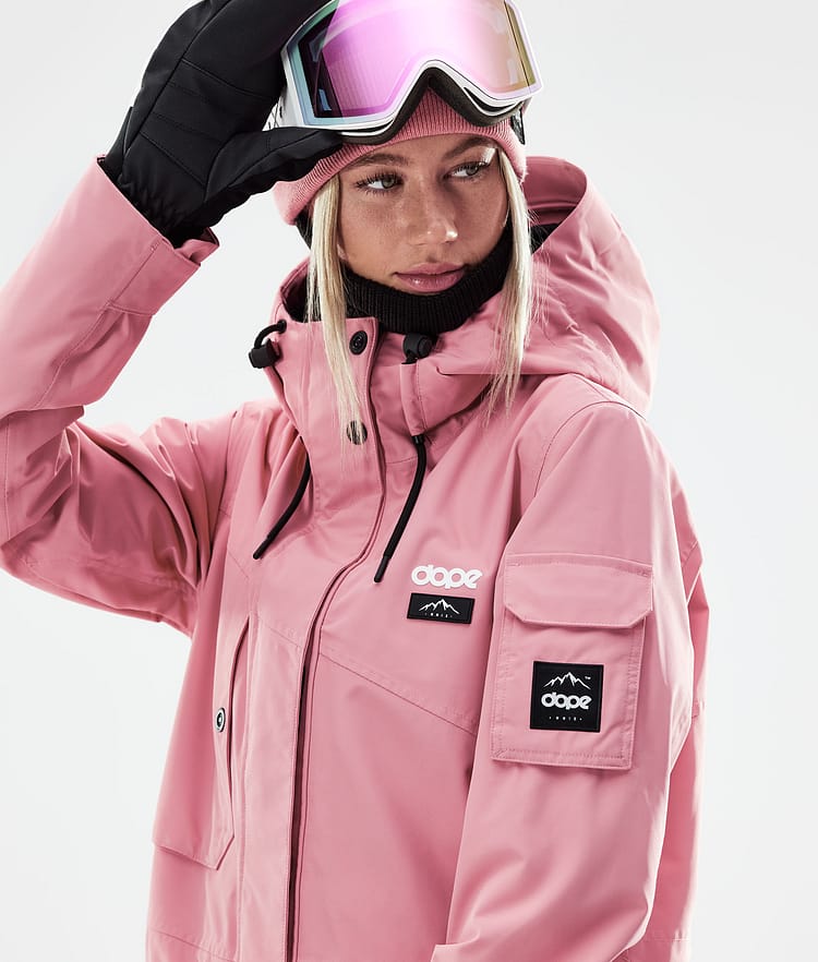 Dope Adept W 2021 Veste Snowboard Femme Pink, Image 3 sur 11