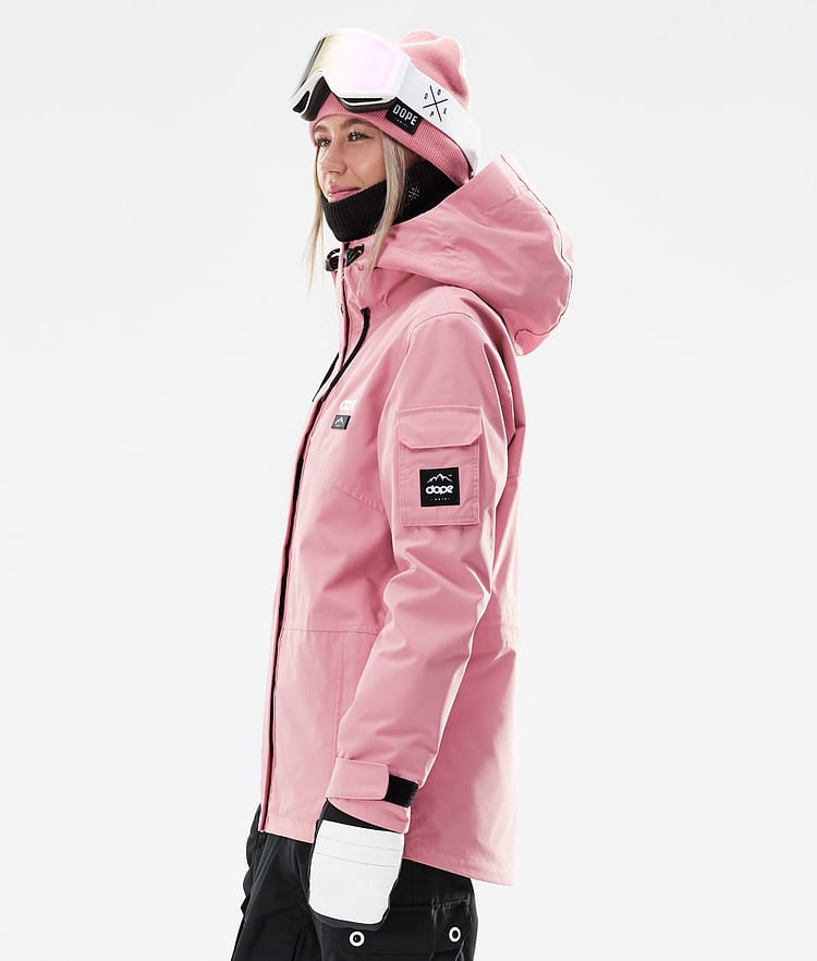 Dope Adept W 2021 Veste Snowboard Femme Pink, Image 7 sur 11