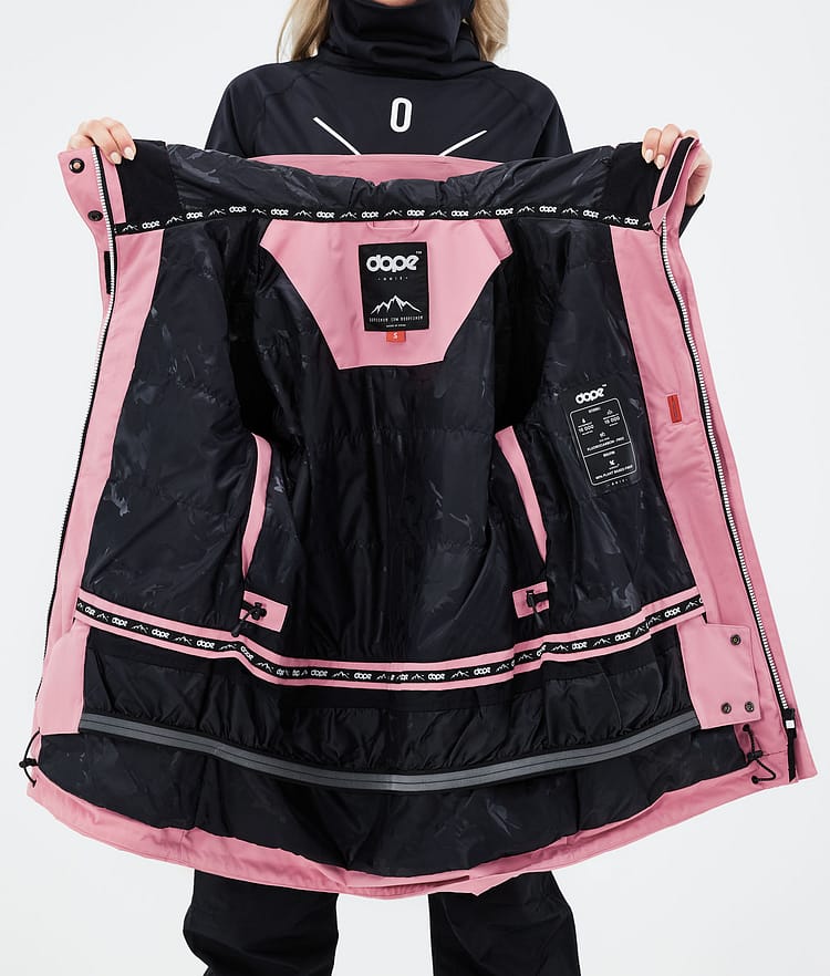 Dope Adept W 2021 Veste Snowboard Femme Pink, Image 11 sur 11