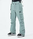 Dope Iconic W 2021 Pantalones Snowboard Mujer Faded Green