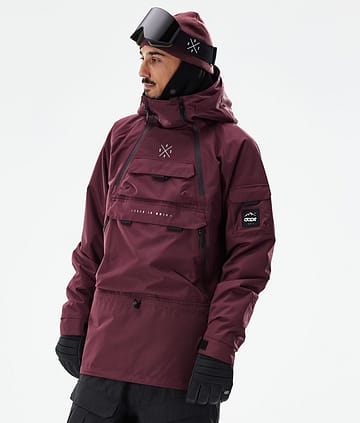 Dope Akin 21 Kurtka Narciarska Mężczyźni Burgundy