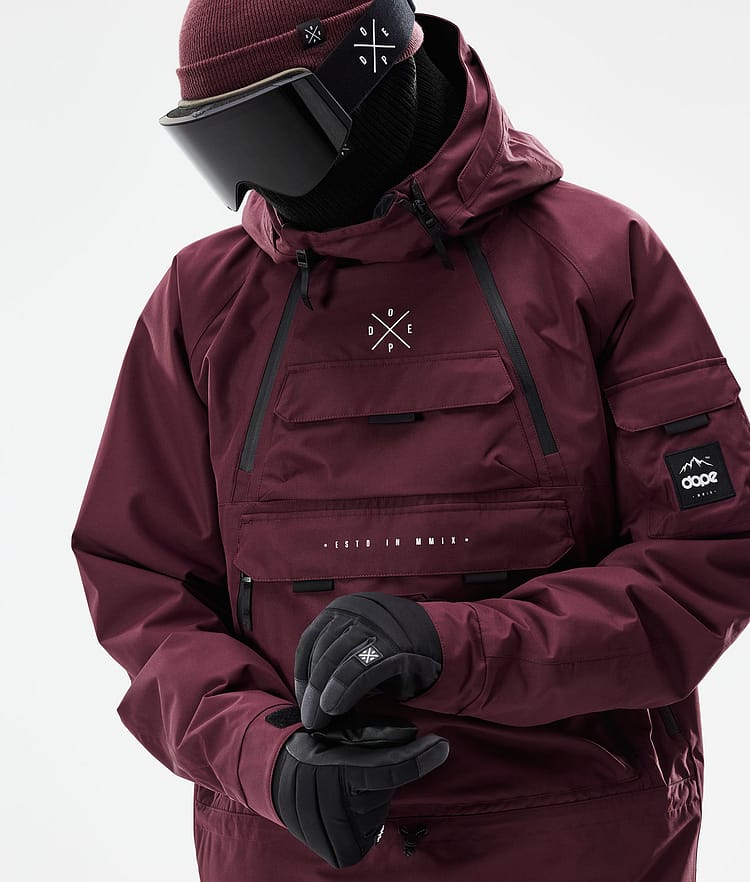 Dope Akin 21 Kurtka Narciarska Mężczyźni Burgundy, Zdjęcie 3 z 11