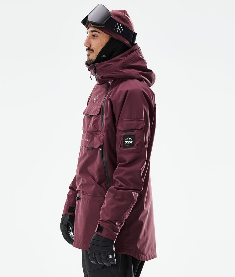 Dope Akin 21 Kurtka Narciarska Mężczyźni Burgundy, Zdjęcie 7 z 11