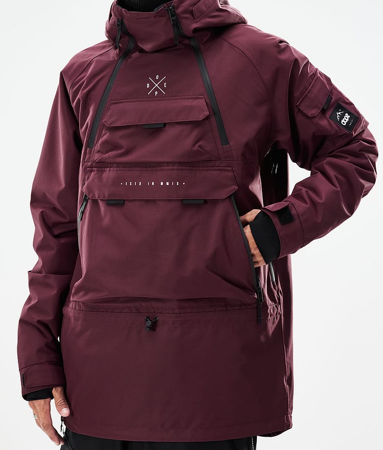 Dope Akin 21 Kurtka Narciarska Mężczyźni Burgundy, Zdjęcie 9 z 11