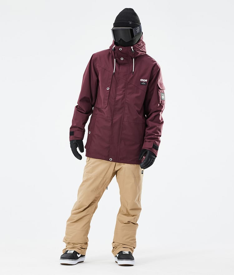Dope Adept 21 Chaqueta Snowboard Hombre Burgundy, Imagen 4 de 11