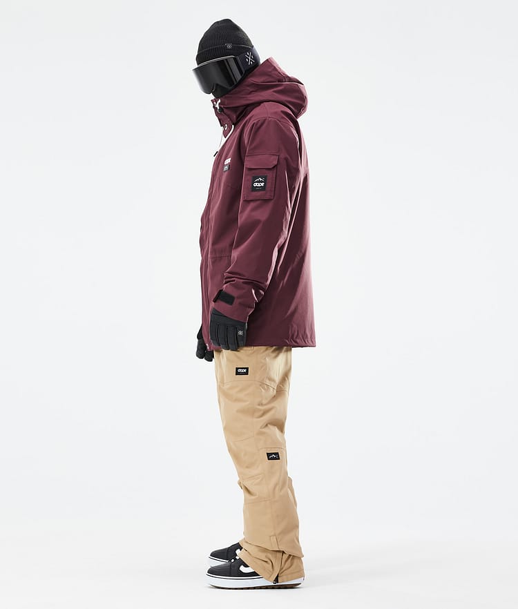 Dope Adept 21 Chaqueta Snowboard Hombre Burgundy, Imagen 5 de 11