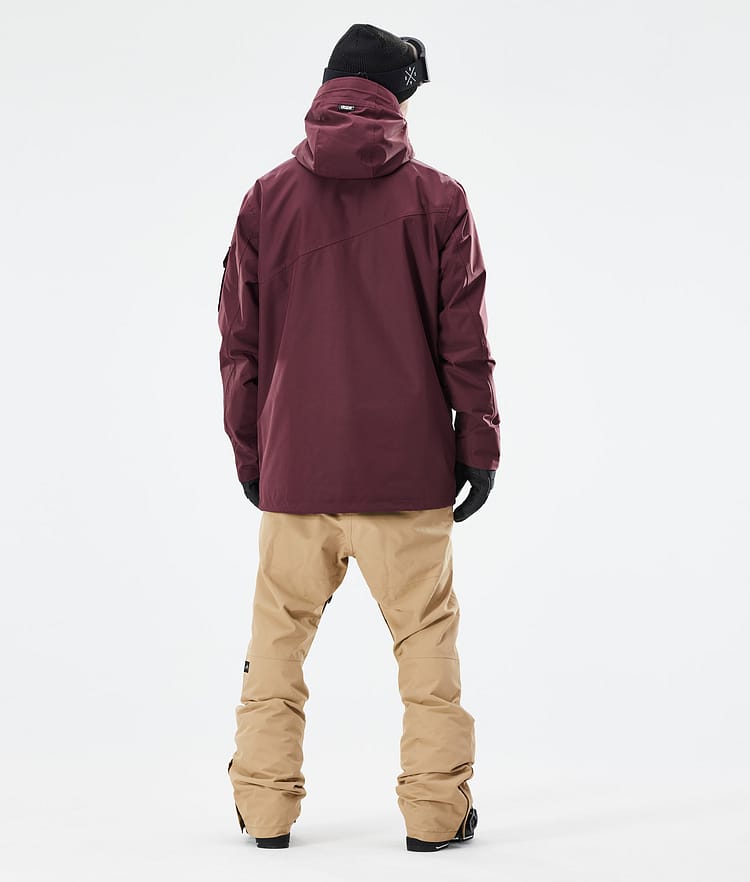 Dope Adept 21 Kurtka Narciarska Mężczyźni Burgundy, Zdjęcie 6 z 11