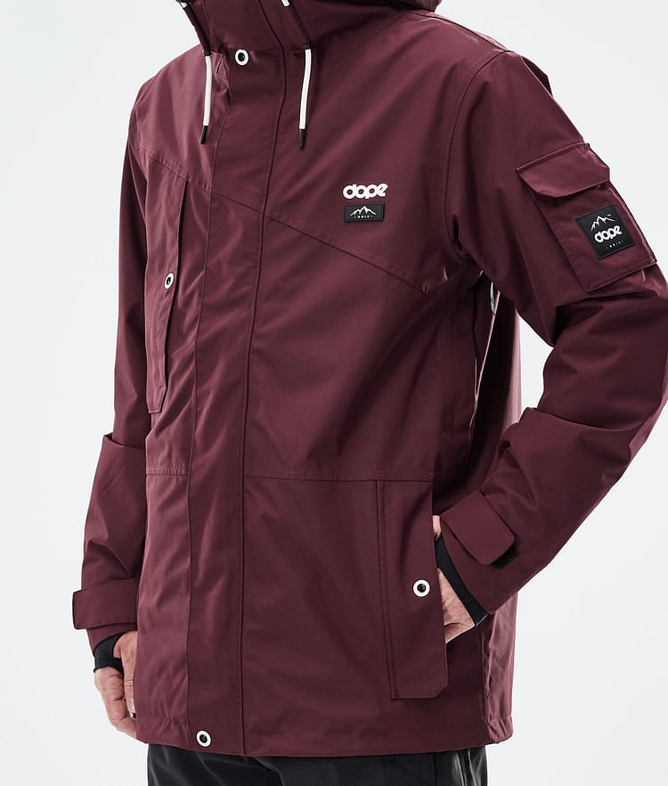 Dope Adept 21 Chaqueta Snowboard Hombre Burgundy, Imagen 9 de 11