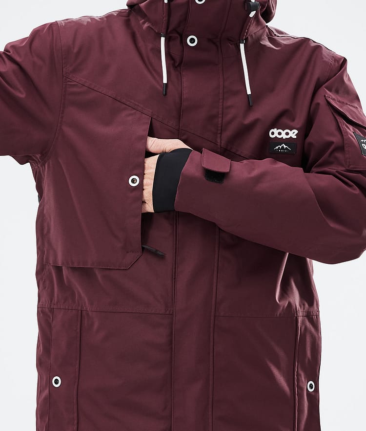 Dope Adept 21 Chaqueta Snowboard Hombre Burgundy, Imagen 10 de 11
