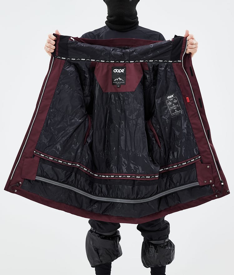 Dope Adept 21 Chaqueta Snowboard Hombre Burgundy, Imagen 11 de 11