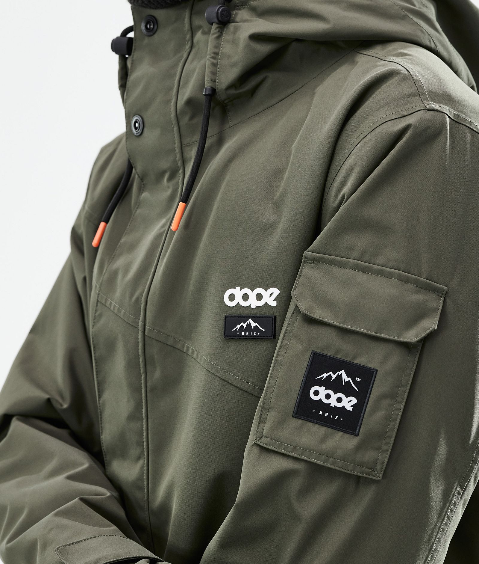 Dope Adept 2021 Snowboard jas Heren Olive Green, Afbeelding 2 van 11