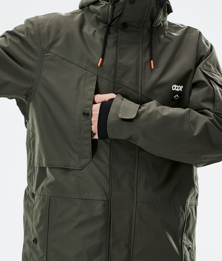 Dope Adept 2021 Giacca Sci Uomo Olive Green, Immagine 10 di 11
