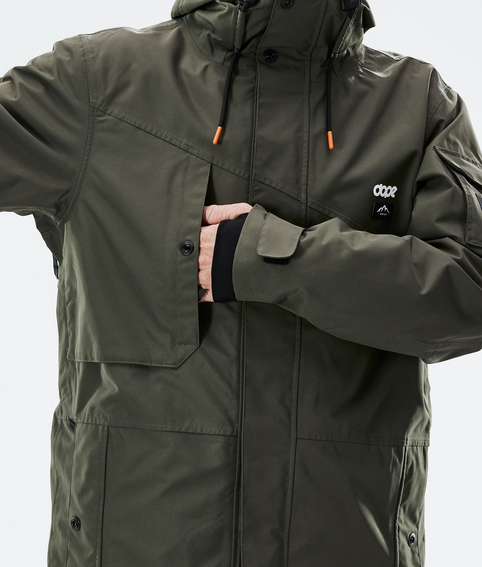 Dope Adept 2021 Giacca Sci Uomo Olive Green, Immagine 10 di 11