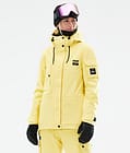 Dope Adept W 2021 Ski jas Dames Faded Yellow, Afbeelding 1 van 11