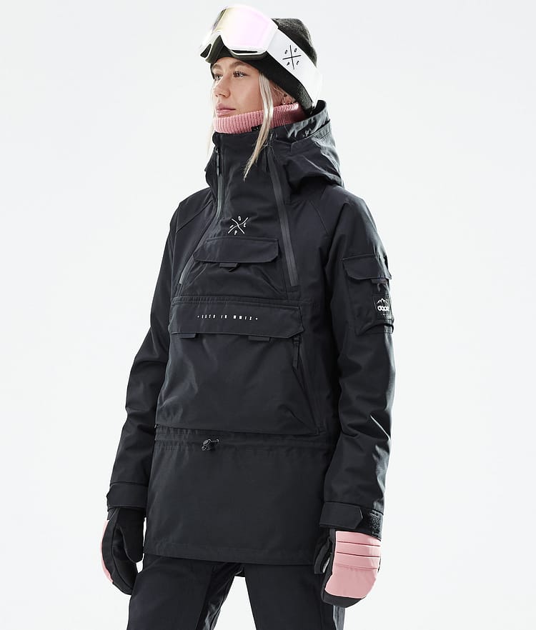 Dope Akin W 21 Kurtka Snowboardowa Kobiety Black, Zdjęcie 1 z 11