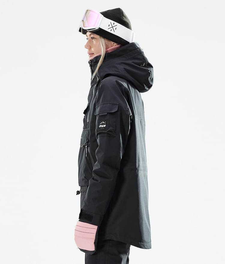 Dope Akin W 21 Kurtka Snowboardowa Kobiety Black, Zdjęcie 7 z 11