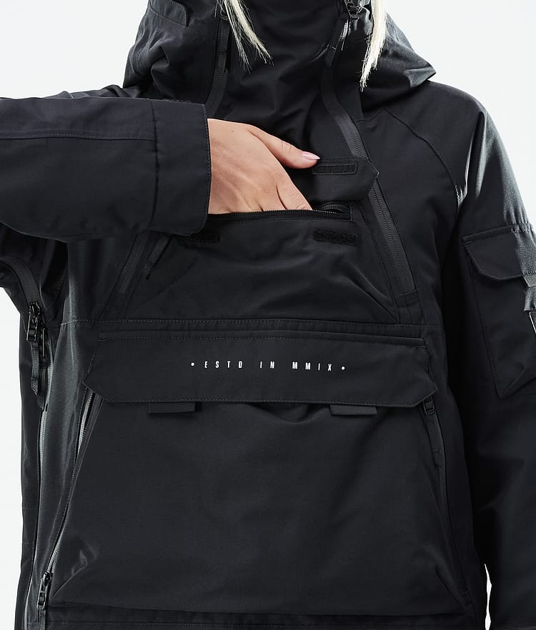 Dope Akin W 21 Lyžařská Bunda Dámské Black, Obrázek 11 z 11