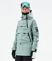 Dope Akin W 2021 Snowboard Jacket Women Faded Green