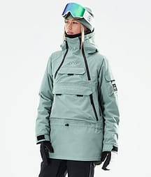 Dope Akin W 21 Lyžařská Bunda Dámské Faded Green