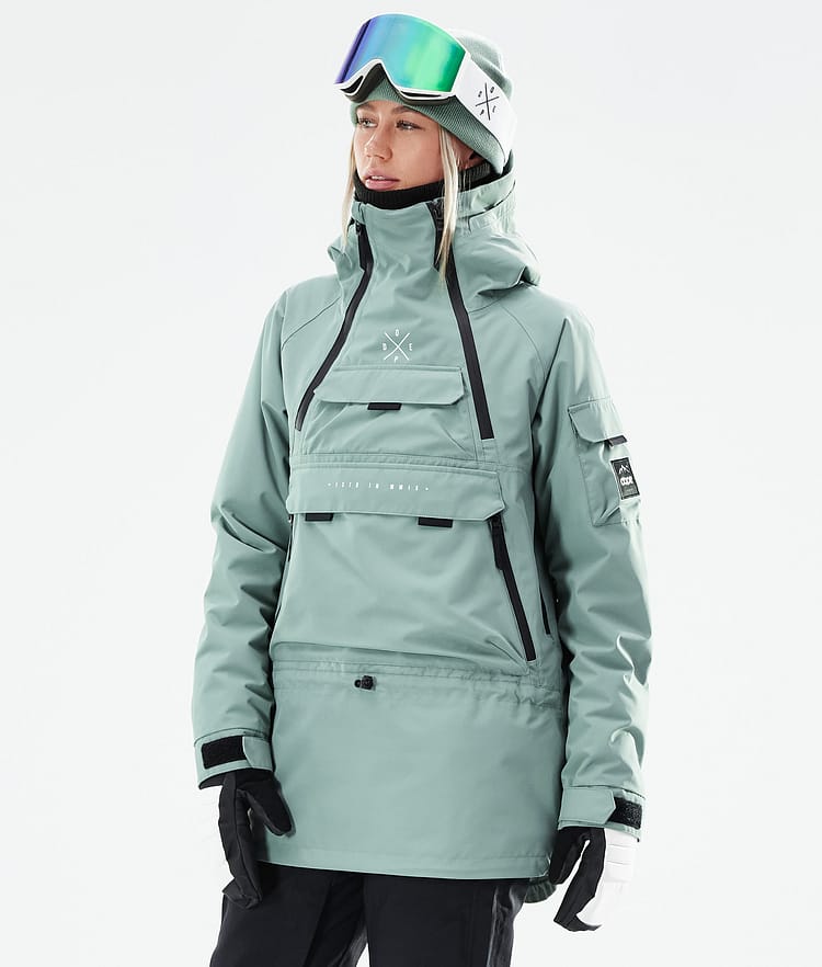 Dope Akin W 21 Lyžařská Bunda Dámské Faded Green, Obrázek 1 z 11