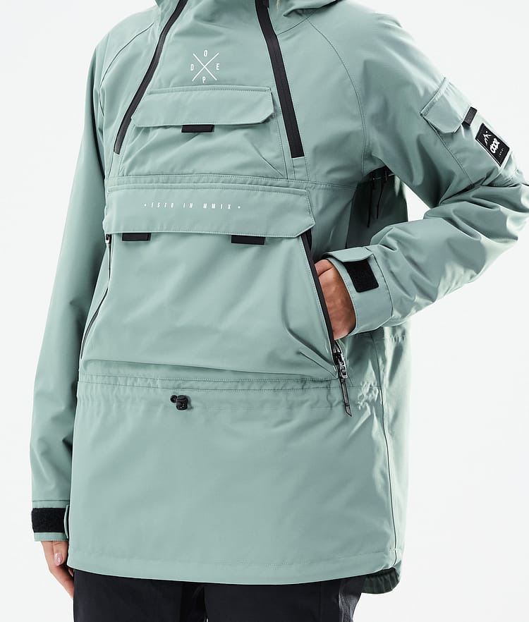 Dope Akin W 21 Chaqueta Snowboard Mujer Faded Green, Imagen 9 de 11
