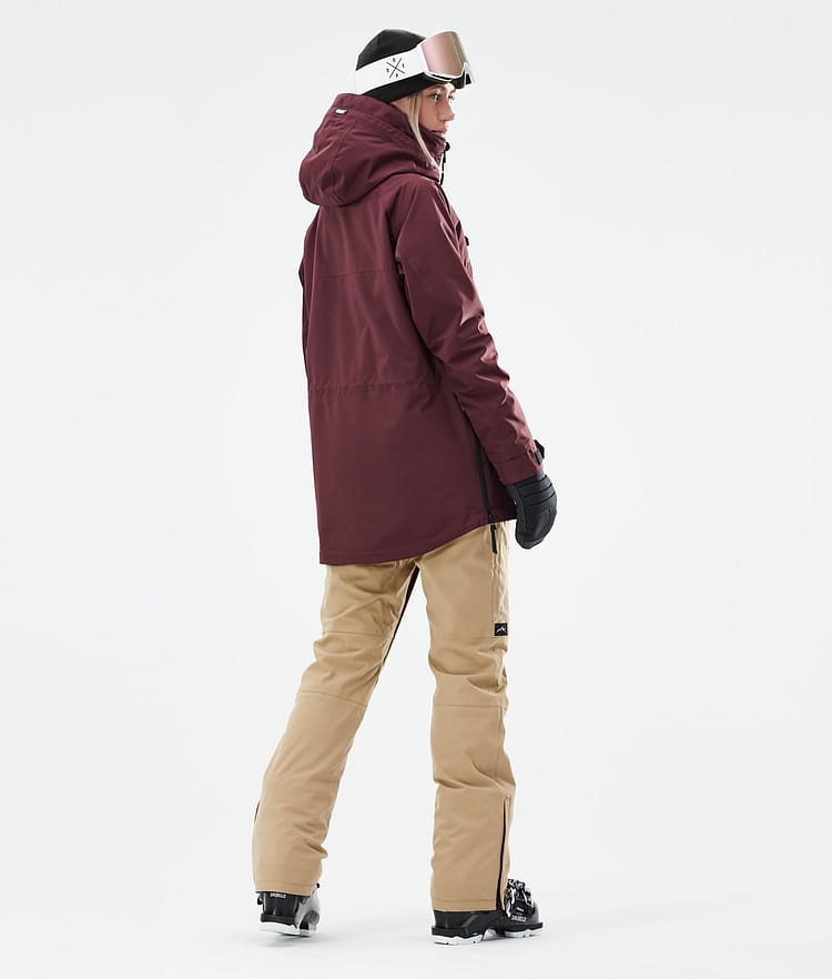 Dope Akin W 21 Lyžařská Bunda Dámské Burgundy, Obrázek 6 z 11