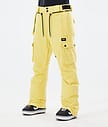 Dope Iconic W 2021 Spodnie Snowboardowe Kobiety Faded Yellow