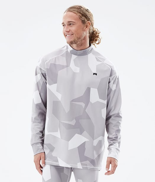 Montec Zulu Base Layer Top Men Snow Camo