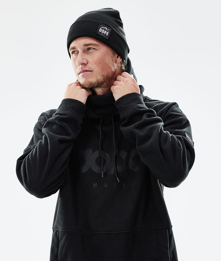 Dope Cozy II 21 Fleecová Mikina s Kapucí Pánské Black, Obrázek 2 z 7