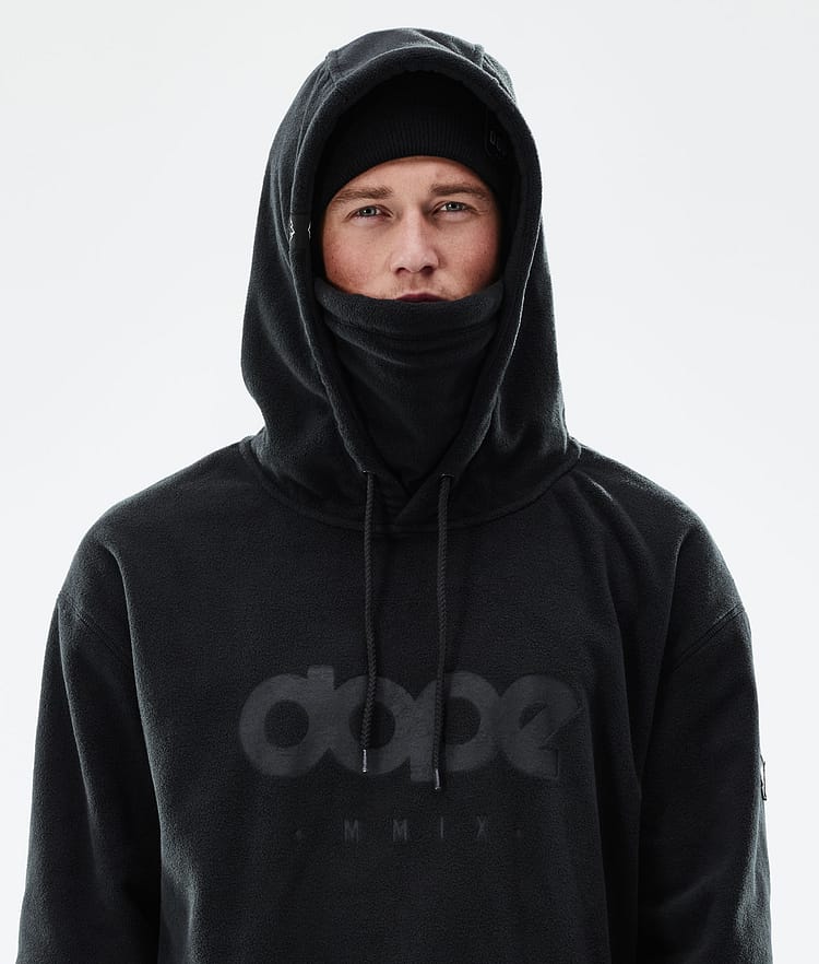 Dope Cozy II 21 Fleecová Mikina s Kapucí Pánské Black, Obrázek 6 z 7