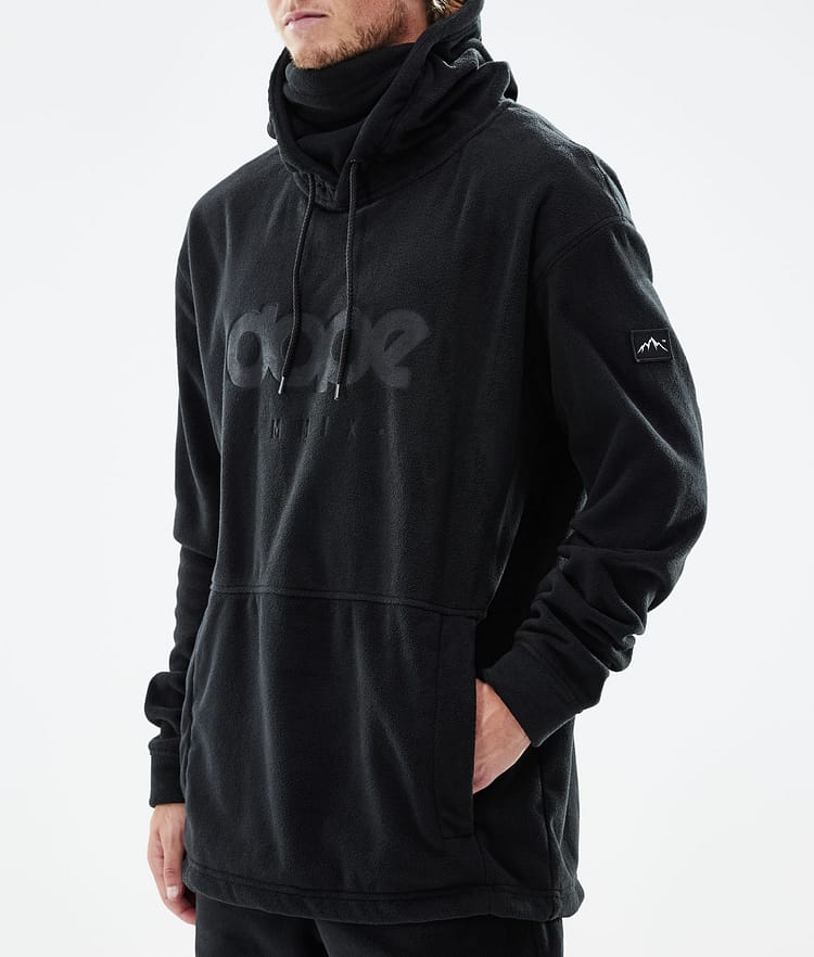 Dope Cozy II 21 Fleecová Mikina s Kapucí Pánské Black, Obrázek 7 z 7