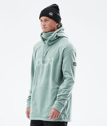 Dope Cozy II 21 Fleecová Mikina s Kapucí Pánské Faded Green